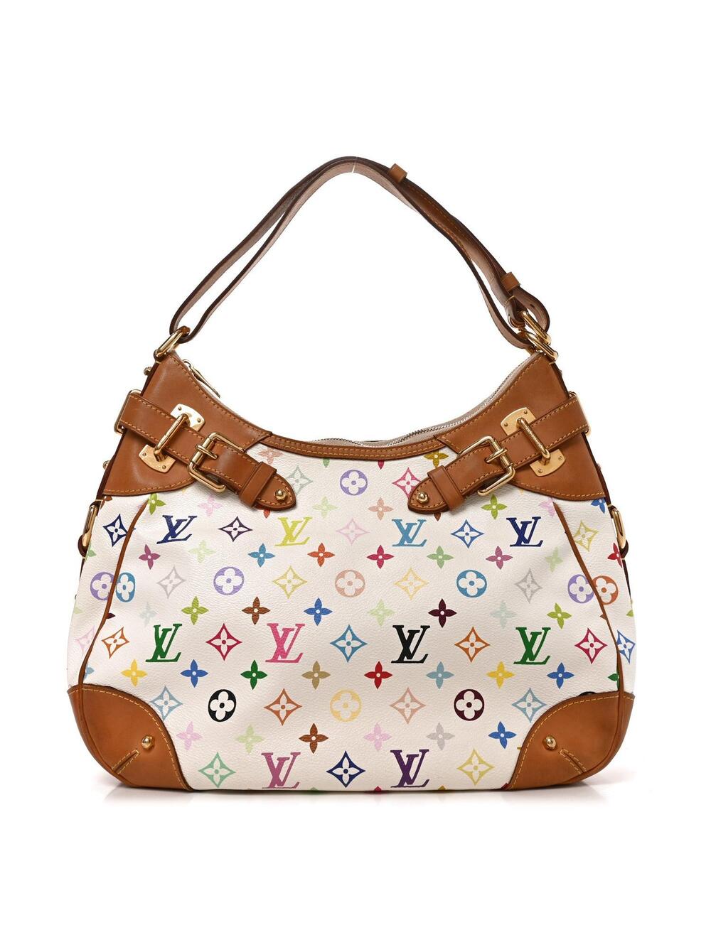 Louis Vuitton Multicolor Greta White #324122L15B